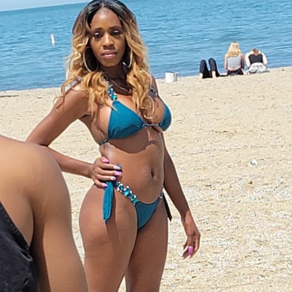 Women’s jeweled bikini bottom - Picture 8 of 15